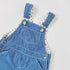 Blue Striped Petit Bateau Dungarees - 12 months