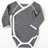Petit Bateau Fine Stripe Wrap Bodysuit – 6 Months