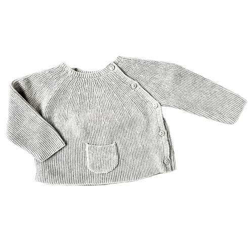 Zara Grey Knit Cardigan – 3 Months
