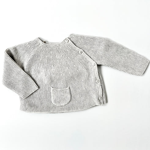 Zara Grey Knit Cardigan – 3 Months