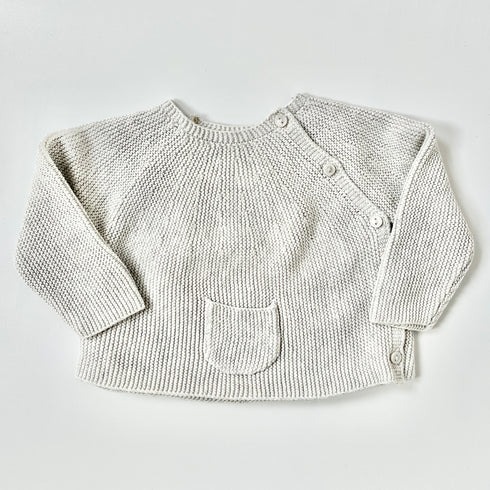 Zara Grey Knit Cardigan – 3 Months