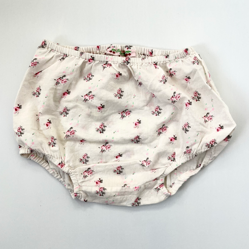 Bonpoint Cream Floral Bloomer – 6 Months