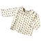 Bonpoint Cream Floral Polka Dot Blouse – 3 Months