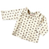Bonpoint Cream Floral Polka Dot Blouse – 3 Months