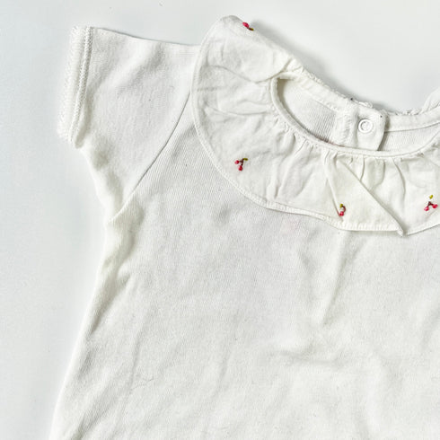 White Bonpoint Vest - 12 months