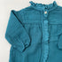 Bonton Teal Double Gauze Blouse BNWT – 6 Months