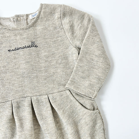 Beige Bout'chou Dress - 12 months