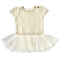 Gap White & Gold Sparkle Tulle Dress – 3-6 Months