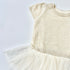 Gap White & Gold Sparkle Tulle Dress – 3-6 Months