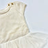Gap White & Gold Sparkle Tulle Dress – 3-6 Months