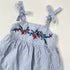 Blue Striped Gap Strap Dress - 18 months