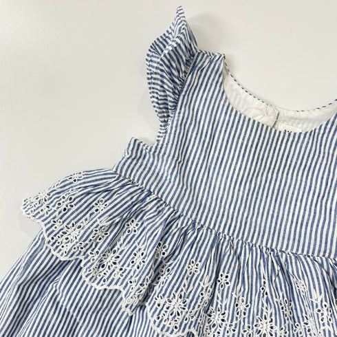 Blue Striped Gap Summer Dress - 24 months