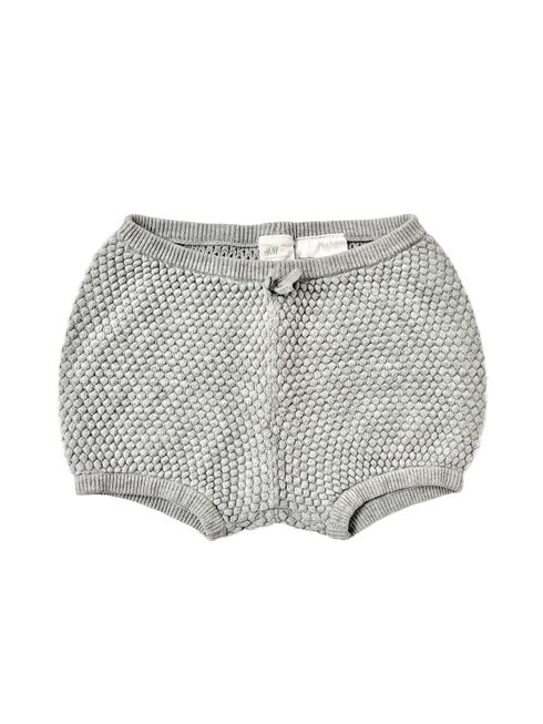 H&M Grey Bubble Knit Bloomer – 9 Months