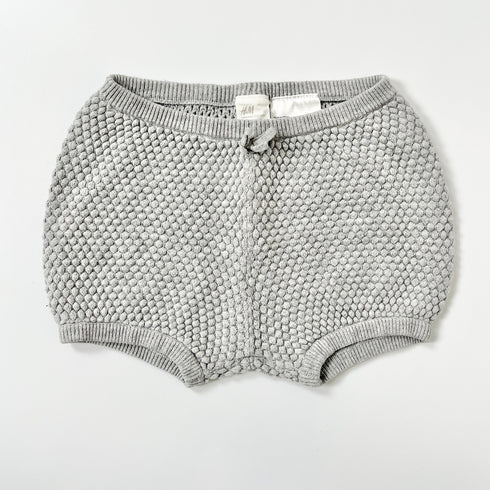 H&M Grey Bubble Knit Bloomer – 9 Months