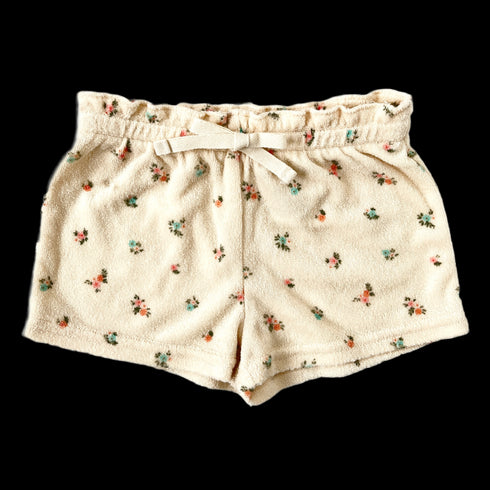 Cream Flower Print H&M Shorts - 18 months