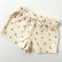 Cream Flower Print H&M Shorts - 18 months