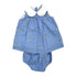 Blue Jacadi Lemon Dress & Bloomer - 6 months