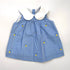 Blue Jacadi Lemon Dress & Bloomer - 6 months