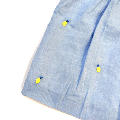 Blue Jacadi Lemon Dress & Bloomer - 6 months