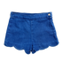 Jacadi Mid-Blue Denim Shorts with Scalloped Hem – 18 Months