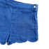 Jacadi Mid-Blue Denim Shorts with Scalloped Hem – 18 Months