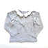 Jacadi Grey Marl Long Sleeve Top with Petal Collar – 24 Months