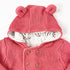 M&S Pink Bear Ear Hooded Knit Cardigan – 6 Months