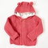 M&S Pink Bear Ear Hooded Knit Cardigan – 6 Months