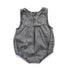 Mango Grey Chambray Bubble Romper – 6 Months