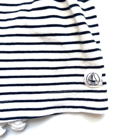 Striped Petit Bateau Dress with Bloomer - 3 months
