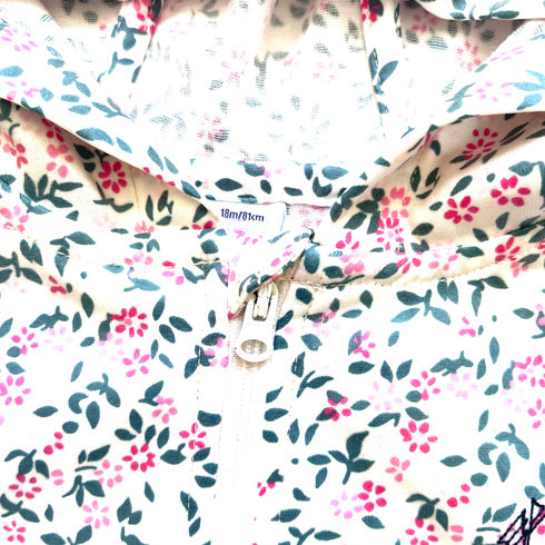 Petit Bateau Flower Raincoat - 18 months