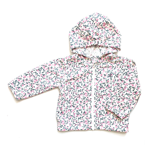 Petit Bateau Flower Raincoat - 18 months