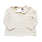 Petit Bateau Cream & Gold Metallic Top – 24 Months