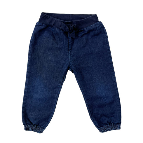 Blue Denim Petit Bateau Trousers - 24 months
