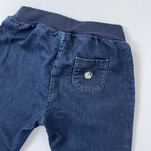 Blue Denim Petit Bateau Trousers - 24 months