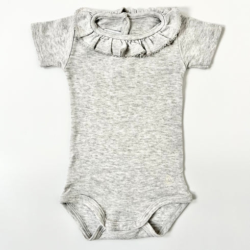 Grey Petit Bateau Vest - 3 months