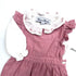 Pink Tartine & Chocolat Romper Outfit - 3 months