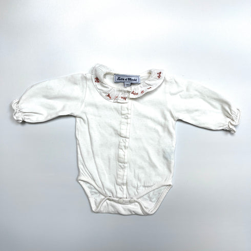 Pink Tartine & Chocolat Romper Outfit - 3 months