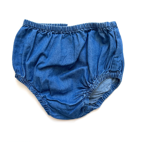 Blue Zara Denim Dress & Bloomer - 6 months