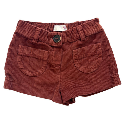 Brown Zara Corduroy Shorts - 18 months