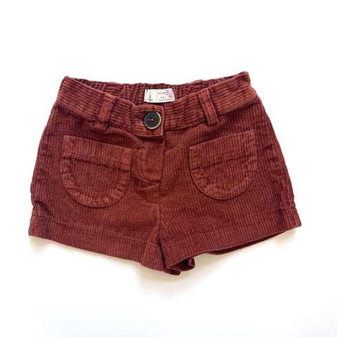 Brown Zara Corduroy Shorts - 18 months