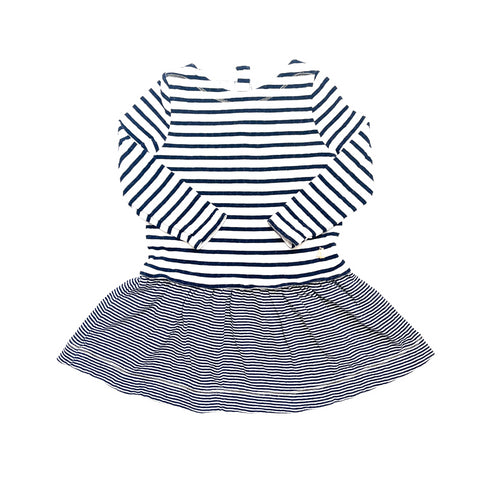Breton Stripe Petit Bateau Dress - 24 months