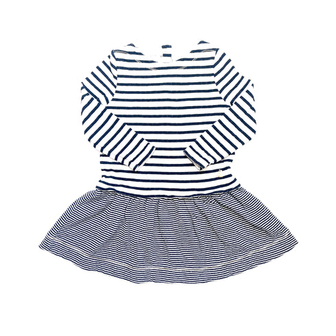 Breton Stripe Petit Bateau Dress - 24 months